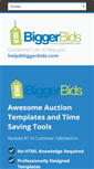 Mobile Screenshot of biggerbids.com